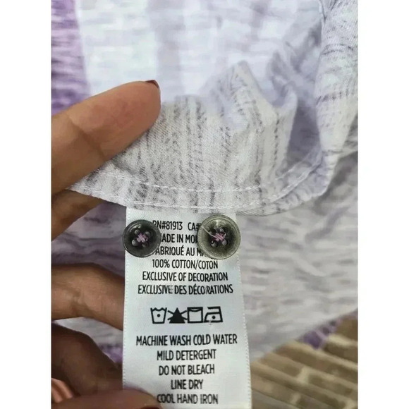 Robert Graham Light Year Space Dyed Button Down Shirt Size XL - Picture 8 of 8